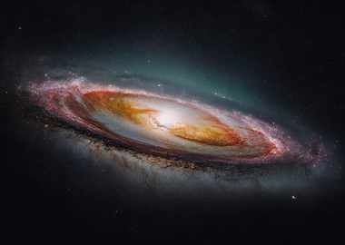 Spiral Galaxy in Space