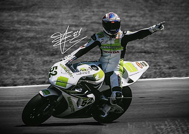 James Toseland Motorcycle Racer Victory