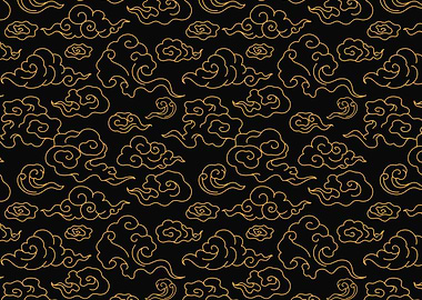 Gold Cloud Pattern