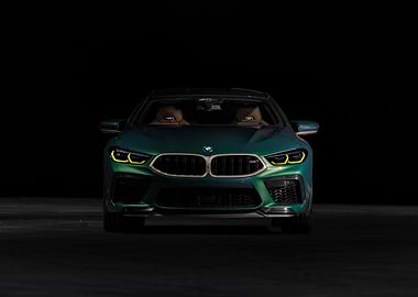 Green BMW Coupe