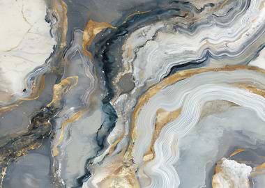 Abstract Marble Art