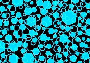 Abstract Hexagon Pattern