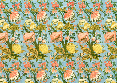 Floral Pattern Fabric