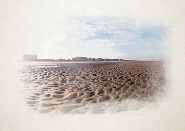 Beach Watercolor Landscape