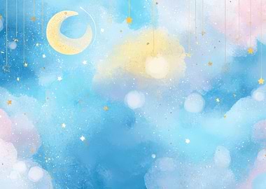 Watercolor Night Sky