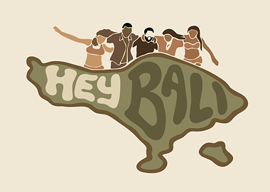 Hey Bali Illustration