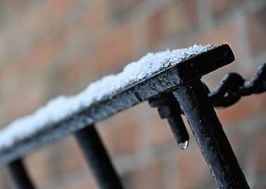 Snow on Railing