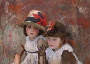 Two Girls in Hats