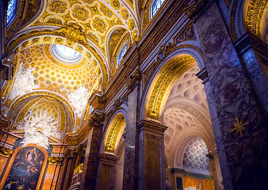 Ornate Basilica Interior