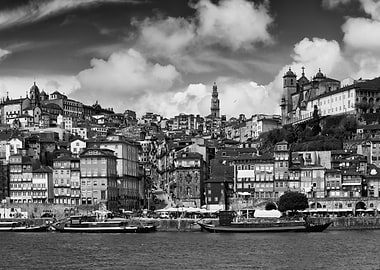 Porto Old Town In Portugal