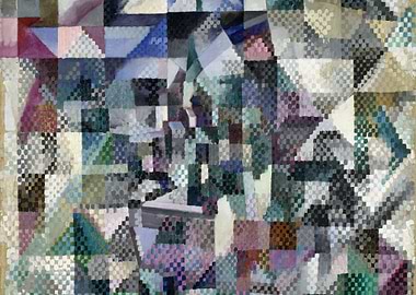 Abstract Geometric Painting