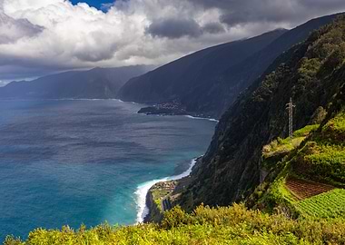 Coastal Cliffs and Ocean View, Madeira