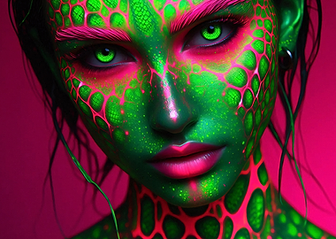 Female Reptilian Snakeskin