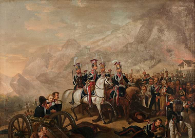 Military Painting: Cavalry Charge