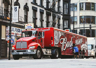 Budweiser Delivery Truck
