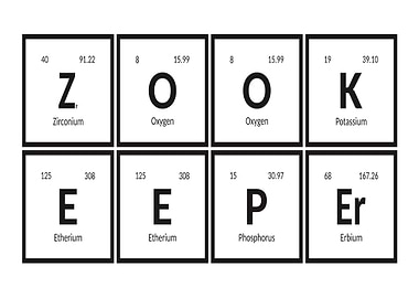 Zoo Keeper Periodic Table