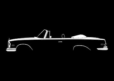 280 SE Cabriolet (W111) Silhouette