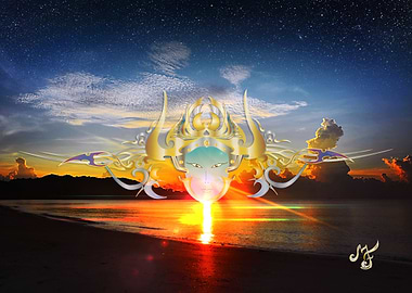 Mystical Sunset Goddess