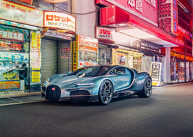 Bugatti Chiron in Tokyo