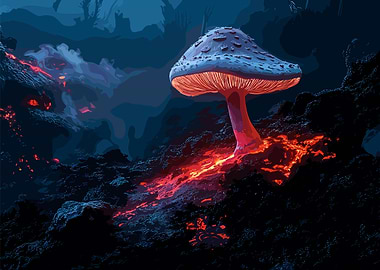 Giant Mushroom Lava