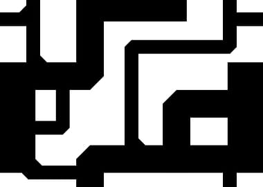 Abstract Black and White Pattern