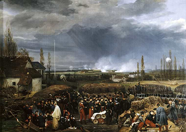 Battle Scene Painting