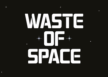 Waste of Space Text Art