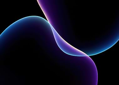 Abstract Blue and Purple Shapes