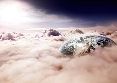 Earth Above Clouds