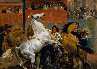 Horse Taming Scene