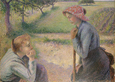 Two Women in a Field