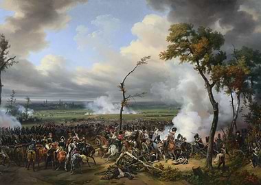 Battle Scene Painting