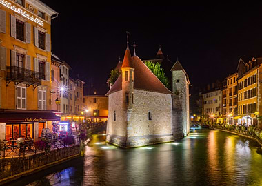 Night View of Annecy