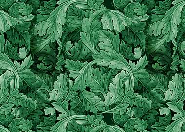Green Leaf Pattern