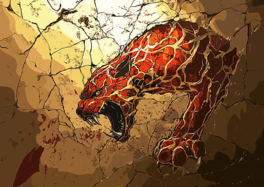 Saber Tooth Breaking Through