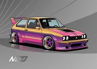 JDC Custom Painted Car