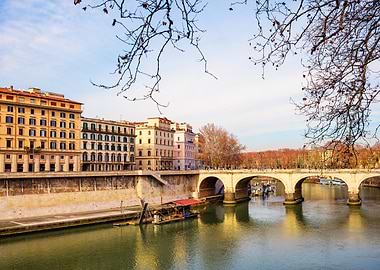 Roman Bridge and River