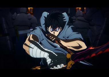 Sung Jinwoo fighting Knights