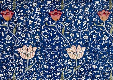 Floral Pattern with Tulips