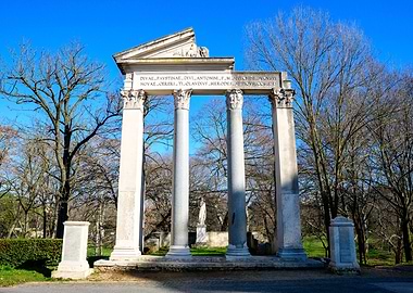 Roman Ruins with Columns