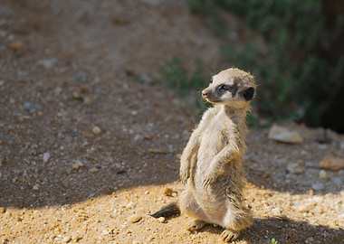 Meerkat Standing Tall