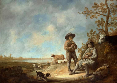 Pastoral Scene with Musicians