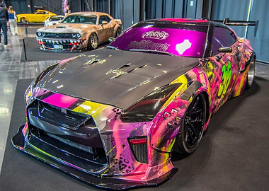Custom Painted Nissan GTR