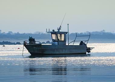 Fishing Boat at Anchor