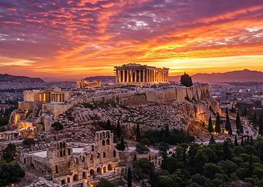 Acropolis Sunset