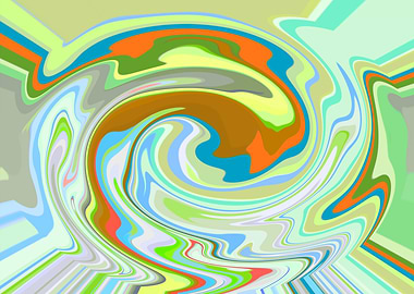 Abstract Swirling Pattern HJ2