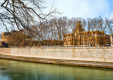 Castel Sant'Angelo and Tiber River
