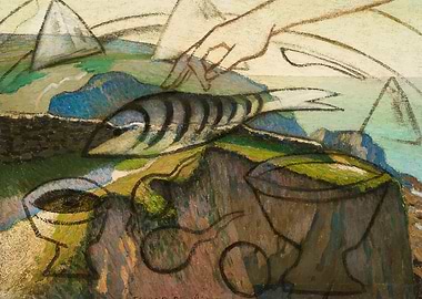 Abstract Fish Francis Picabia