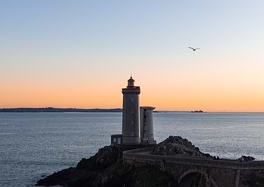 Lighthouse at Sunset