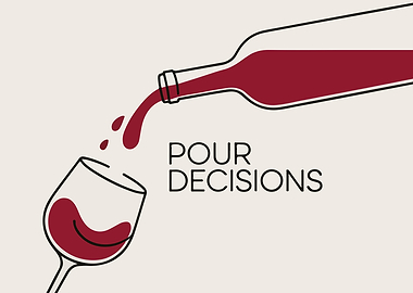 Pour Decisions Wine Graphic